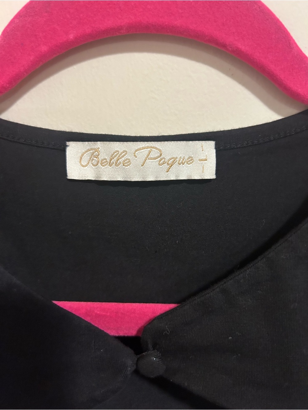 Black Cutout Short-Sleeve Top - Picture 3 of 4